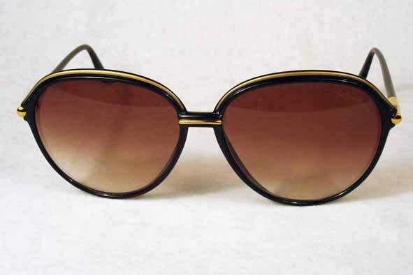 vintage sunglasses : womens : 1980's by YVES SAINT LAURENT (FRANCE)