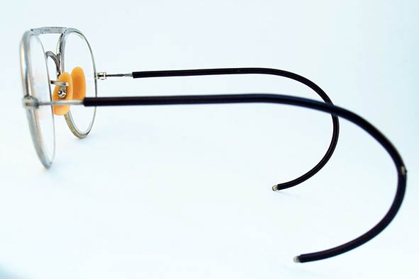 vintage eyewear : mens : 1940s-50s H10 Chip-Ban Safety Glass by BAUSCH & LOMB (USA)