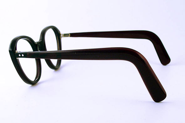 vintage eyewear : womens : 1940s hand-made frame, unmarked