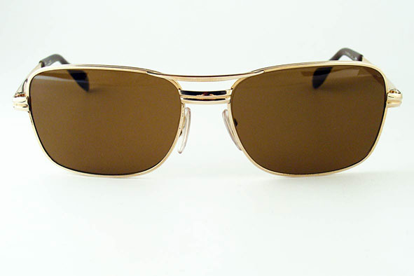 vintage sunglasses : mens : 1960s gold-fill frame by METZLER (GERMANY)