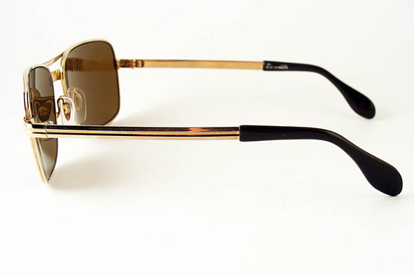 vintage sunglasses : mens : 1960s gold-fill frame by METZLER (GERMANY)