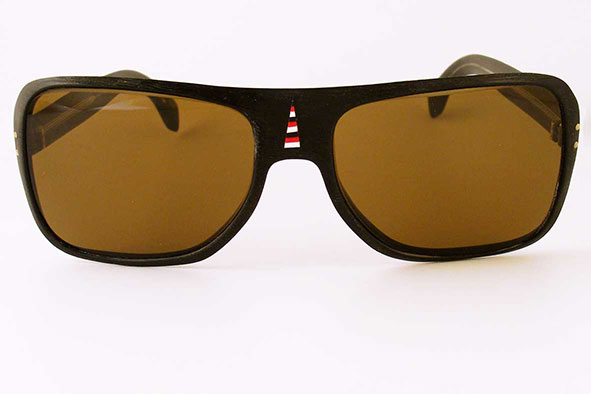 vintage sunglasses : mens : 1970s wood-effect sunglasses, unmarked