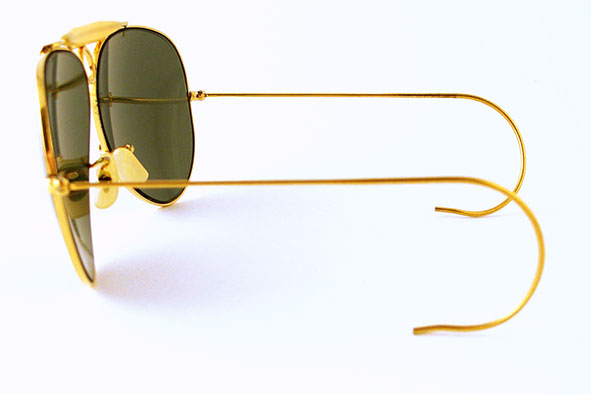 vintage sunglasses : mens : 1970s Ray-Ban Shooter by BAUSCH & LOMB USA