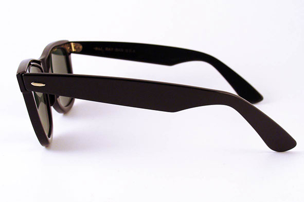 vintage sunglasses : mens : Never worn 1980s Ray-Ban Wayfarer by BAUSCH & LOMB USA