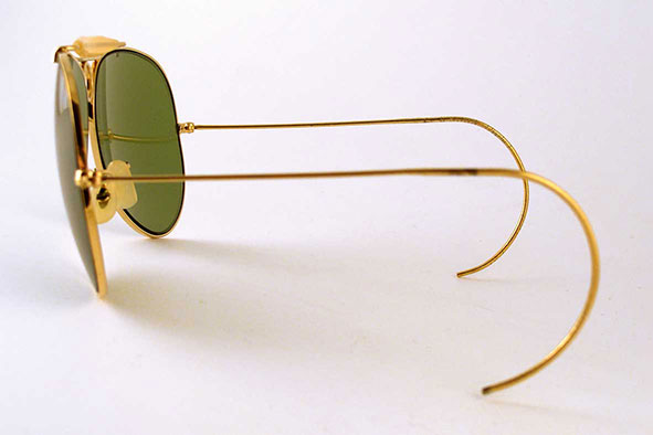 vintage sunglasses : mens : 1970s Ray-Ban Shooter by BAUSCH & LOMB USA