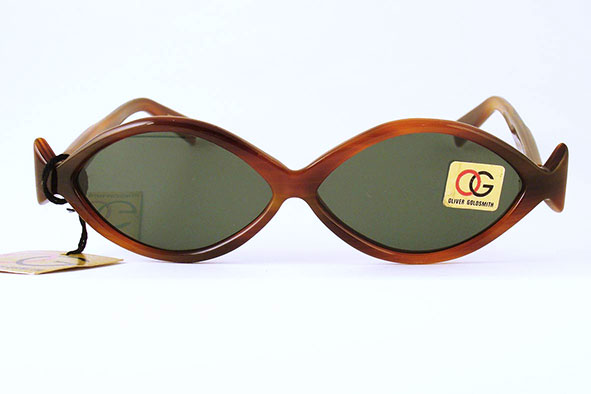 vintage sunglasses : womens  : Never worn 1960s Goldfish by OLIVER GOLDSMITH UK/ITALY